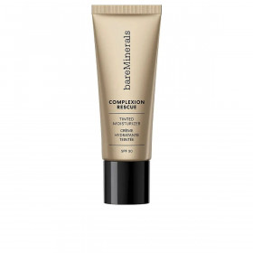 Hydrating Cream with Colour bareMinerals Complexion Rescue Dune Spf 30