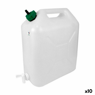 Bidone d'Acqua con Rubinetto EDA 10 L (10 Unità)