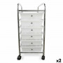 Cassettiera Confortime Conforti Metallo (2 Unità) (33 x 38,5 x 66,5 c