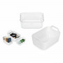 Panier Multi-usages Confortime Blanc 33 x 23,5 x 15,4 cm (12 Unités) 