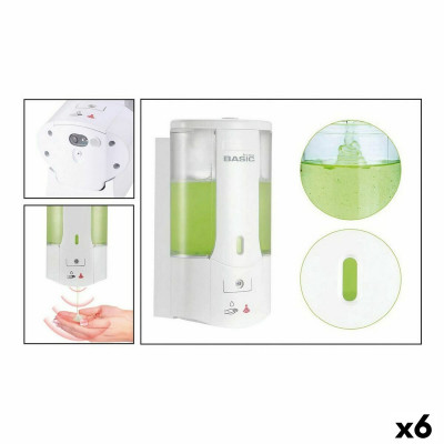 Distributeur de Savon Basic Home Électrique Mural 400 ml (6 Unités) 
