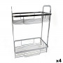 Scaffale da Bagno Confortime Chromed Argentato 29 x 18 x 39 cm (4 Unit