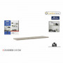Mensole Confortime Mural Legno MDF Galleggiante 6 Unità 23,5 x 80 x 1