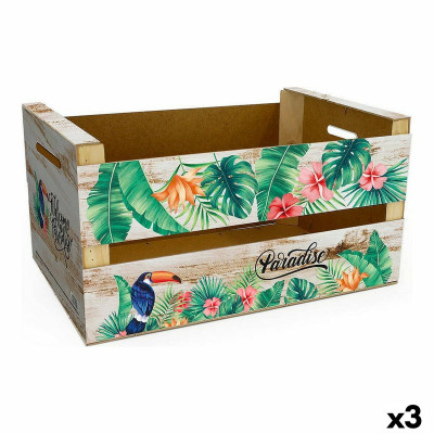 Scatola portaoggetti Confortime Paradise (3 Unità) (44 x 24,5 x 23 cm