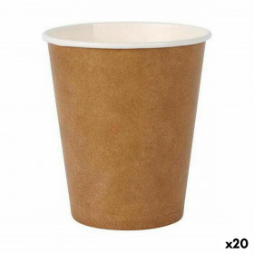 Set de Verres Algon Produits à usage unique papier kraft 12 Pièces 2