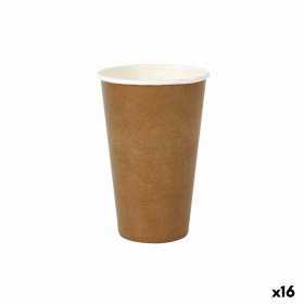 Set de Verres Algon Produits à usage unique papier kraft 6 Pièces 45