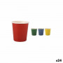 Set de Verres Algon Produits à usage unique Carton Multicouleur 20 Pi