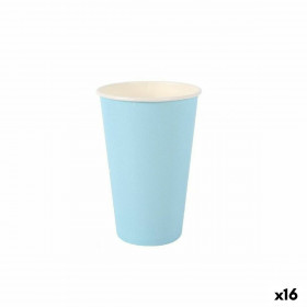 Set de Verres Algon Produits à usage unique Carton Bleu 7 Pièces 450