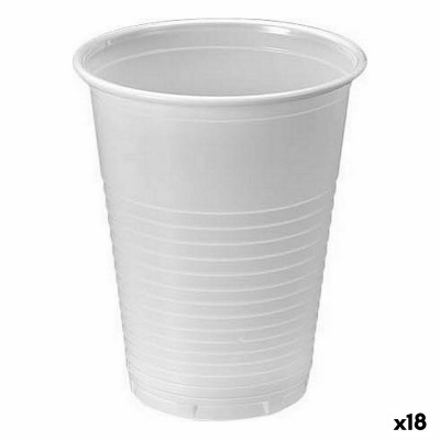 Lot de verres réutilisables Algon Blanc 50 Pièces 200 ml (18 Unités