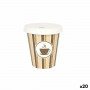 Set de Verres Algon Avec couvercle Produits à usage unique Café Cart