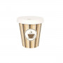Set de Verres Algon Avec couvercle Produits à usage unique Café Cart