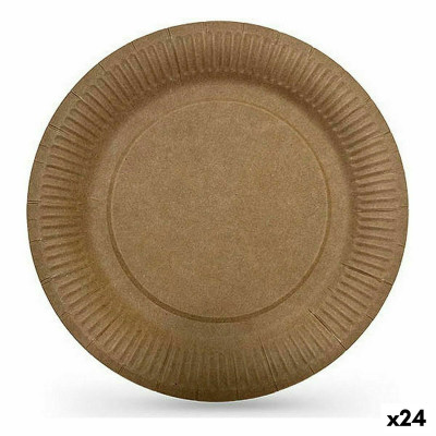 Service de vaisselle Algon Produits à usage unique papier kraft 12 Pi