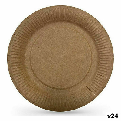 Service de vaisselle Algon Produits à usage unique papier kraft 10 Pi
