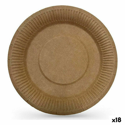 Service de vaisselle Algon Produits à usage unique papier kraft 10 Pi