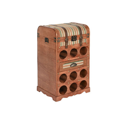 Flaschenregal Home ESPRIT Braun Pappel 40 x 35,5 x 71 cm