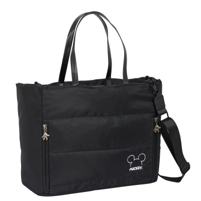 Handtasche Mickey Mouse Clubhouse Teen Mood Polsterung Schwarz 40 x 31