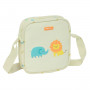 Borsa a Tracolla Safta Giungla Beige 16 x 18 x 4 cm