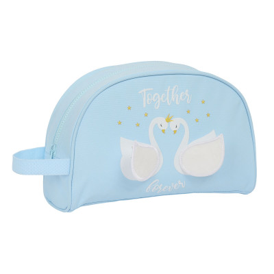 Necessaire per la Scuola Glow Lab Cisnes Azzurro Chiaro 28 x 18 x 10 c