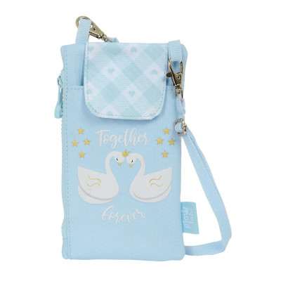 Porte-monnaie Glow Lab Cisnes Sac pour téléphone portable Bleu sur l
