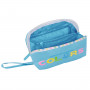 Trousse d'écolier Benetton Spring Bleu ciel 22 x 10 x 10 cm sur la ca