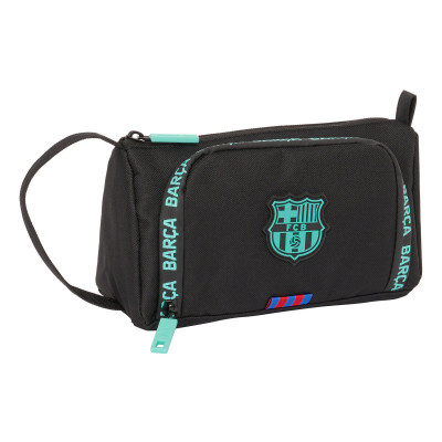 Astuccio per la Scuola con Accessori F.C. Barcelona Nero 20 x 11 x 8.5