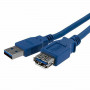 Câble USB Startech USB3SEXT1M      USB A Bleu