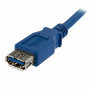 Câble USB Startech USB3SEXT1M      USB A Bleu