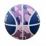 Ballon de basket Commander Solid Spalding Solid Purple Cuir 6 Ans