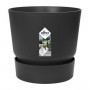 Plant pot Elho Greenville Black Plastic Circular Ø 30 cm Ø 29,5 x 27,8 cm