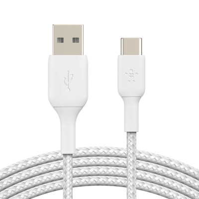 USB A to USB C Cable Belkin CAB002BT2MWH White 2 m