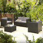 Garden furniture SP Berner Diva Tropea Anthracite Dark grey (4 Pieces)