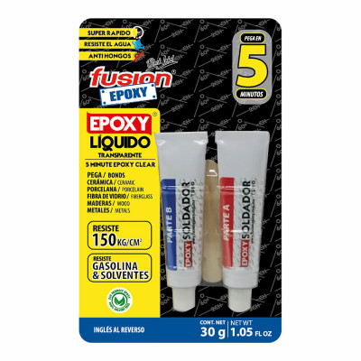 Zweikomponenten-Epoxidklebstoff Fusion Epoxy Black Label Att5 30 g