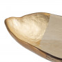 Centrotavola Dorato Vetro 23 x 13 cm