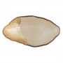 Centrotavola Dorato Vetro 23 x 13 cm