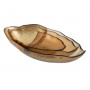 Centrotavola Dorato Vetro 23 x 13 cm
