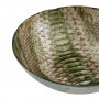 Centrotavola Oliva Vetro 20 x 20 cm