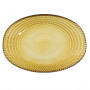 Centre de Table Jaune Verre 21 x 21 x 6,5 cm sur la caverne des prix
