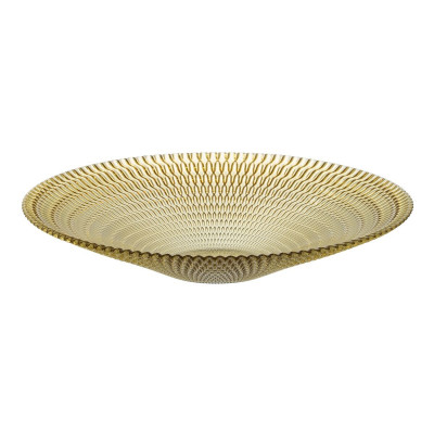 Centre de Table Jaune Verre 40 x 40 x 7 cm sur la caverne des prix