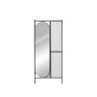 porte-manteaux Noir Fer Miroir 70 x 4 x 160,5 cm sur la caverne des pr