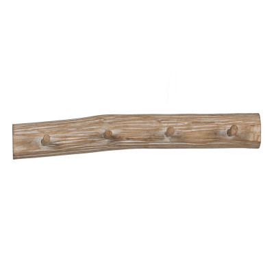 Appendiabiti da parete Legno di abete 50 x 8 x 7 cm