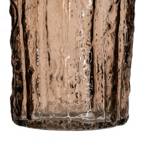 Vaso Marrone Cristallo 12 x 12 x 30,5 cm