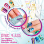 Set di Bellezza Cra-Z-Art Per bambini in metallo Arcobaleno Unghie 4 U