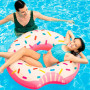 Schwimmreifen Intex Donut Rosa 107 x 99 x 23 cm (12 Stück)