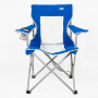 Foldable Camping Chair Aktive Blue Grey 46 x 82 x 46 cm (4 Units)