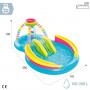 Piscina Gonfiabile per Bambini Intex Arcobaleno 374 L 295 x 109 x 191