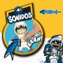Figura Coleccionable Eolo Super Masked Jaw Boy Elástico 14 x 16 x 8,5