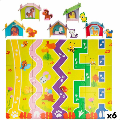 Puzzle Enfant Lisciani Ferme 27 Pièces 48 x 1 x 36 cm (6 Unités) sur