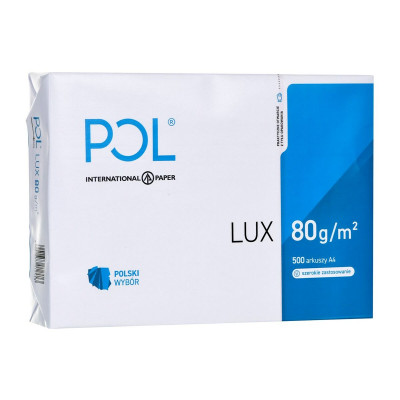 Printer Paper POL International Paper Lux White A4 500 Sheets