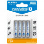 Piles Rechargeables EverActive EVHRL03-800 R03 AAA 1,2 V sur la cavern