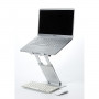 Soporte para Portátil Pout POUT-02701SG Silicona Aluminio 26,5 x 40 x